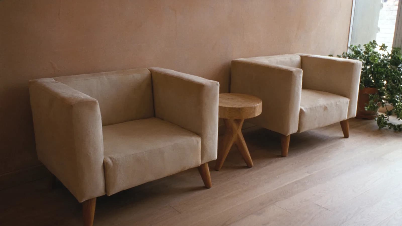 A quiet consultation room with two armchairs